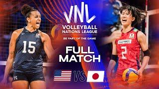  USA vs.  JPN - Full Match | Quarter Finals | Women's VNL 2023