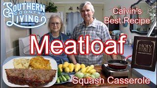 Meatloaf  --   Calvin's Best Recipe  --  Chili Sauce Glaze  --  Delicious !!