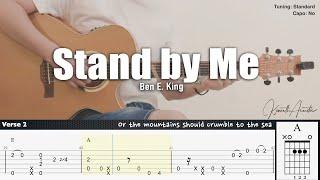 Stand By Me - Ben E. King | Fingerstyle Guitar | TAB + Chords + Lyrics