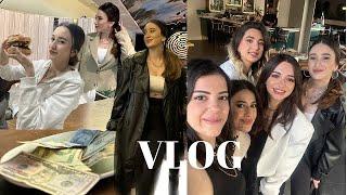 VLOG | EVDE HAMBURGER YAPIYORUZ | KIZLARLA YARIM KALAN DOLAR GÜNÜ  | MARKETTEYİZ