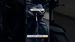 WORLD FIRST TVS RAIDER MODIFIED | ROLEX RUDRA || tvs raider modified #tvsraider #shorts