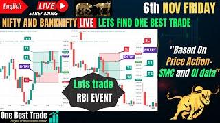 Live Nifty intraday trading | Bank nifty live trading | Live options trading | 6th Dec 2024 dhan