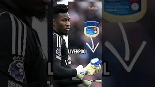 Why onana applied vaseline on his gloves?