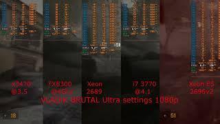 Vladik brutal_X3470 vs FX8300@ vs Xeon 2689 vs i7 3770@4.1 vs Xeon 2696 v2 vs  + RTX2060s