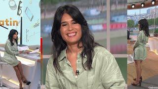 Émilie Tran Nguyen superbe en robe dans Télématin sur France 2 le 11 Juillet 2024