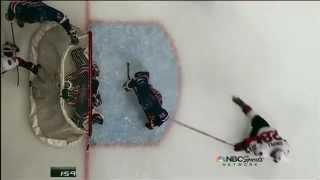 Funny NHL Moment: 2 pucks on the ice!