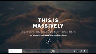 How to Customize HTML5Up Massively - A Free Responsive HTML5 CSS3 Website Template