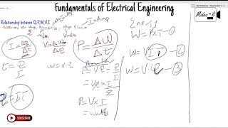 Relationship between Charge, Power, Energy, Voltage & Current - Fundamental Electrical Engineering