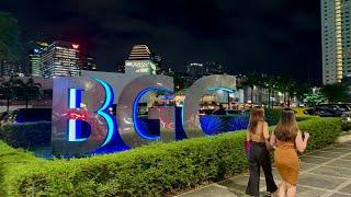 Philippines BGC at Night - Walk Tour | Early Christmas Vibes in BGC Taguig this November 2024!