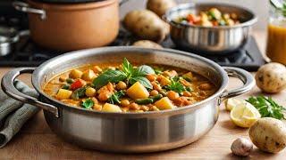 Quick, Easy, Delicious 10 Minute Potato Beans Curry