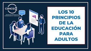 Los 10 principios de la educación para adultos