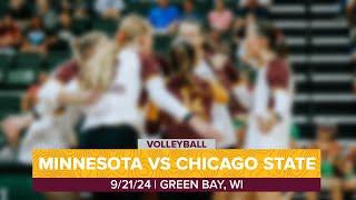 Live Game! Gopher Volleyball vs Chicago State | 9/21/24