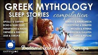 Bedtime Sleep Stories |  6 HRS Greek Mythology Stories Compilation  | Greek Gods & Goddesses