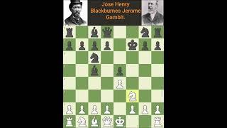 Joseph Henry Blackburne s jerome gambit #chess #gm #beginers #checkmate #games  # Blackburne #