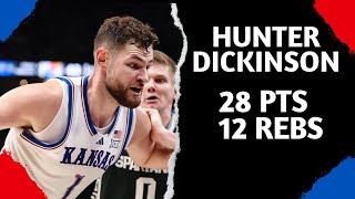 Hunter Dickinson Highlights vs. Michigan State | 11/12/24 | 28 Pts, 12 Rebs