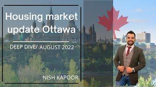 Ottawa's real estate news and monthly housing market stats. (August 2022) by Nish Kapoor.