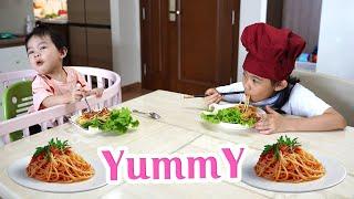 Spaghetti Noodles cooking  AnAn ToysReview TV 