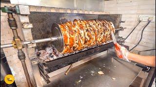 Biggest Turkey Style Charcoal Wala Chicken Shawarma Bulk Making Rs. 180/- Only l Calicut Food Tour