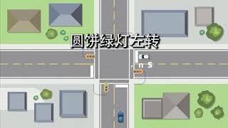 加拿大曼省路考官方视频教程中文字幕版-绿灯左转