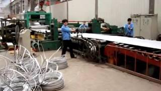 stainless steel plate coil uncoil leveling cut to length line