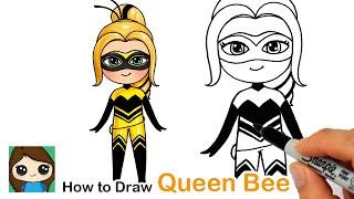 How to Draw Queen Bee  Miraculous Tales of Ladybug & Cat Noir