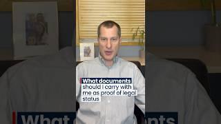 What documents should I carry with me to protect myself from deportation #uscis #immigrationlawyer