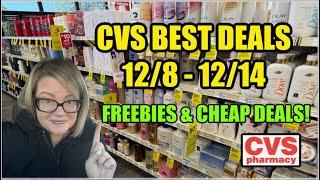 CVS BEST DEALS (12/8 - 12/14) | Freebies & Cheap Deals!