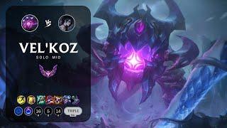 Vel'Koz Mid vs Hwei - EUW Master Patch 14.6