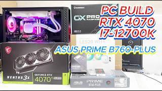 PC Build RTX 4070Ti i7-12700K | ASUS PRIME B760-PLUS | Step-by-Step Full PC Assembly 2024!!!