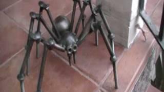 Scary Spider & Tarantula Garden Art & Halloween Decoration by Fred Conlon.