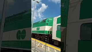 (40 subs special) Bus And Train Fanning At Oakville Go Station