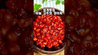 지금 담아 두면 겨울까지 행복해 집니다/ 마늘 고추장 장아찌