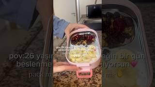 24 vardiyası beslenmem *reklam değil #lunchbox #sağlıklıyaşam #asmr #nurselife #pratiktarifler