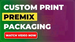 Explore the world of custom print premix packaging solutions by SwissPac