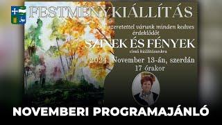 2024.10.23 - Novemberi programajánló