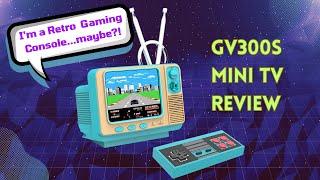 Retro Gaming Mini Tv GV300s