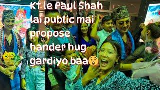 Mr.Paul Shah lai kt haru le public ma propose/hug gardiyo/Japan tour/Ramayana/movie/#youtube #love