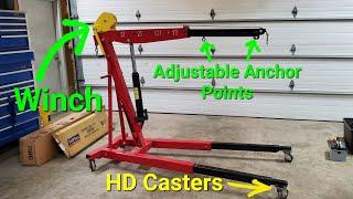 3-Ton Engine Hoist With Upgrades | Building, Using, Full Review