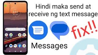 Hindi maka receive at send ng text message ang android phone fix!