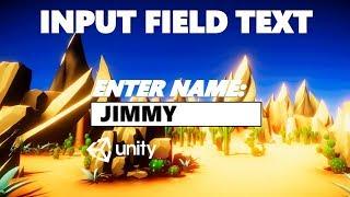 HOW TO DISPLAY TEXT FROM AN INPUT FIELD USING C# UNITY TUTORIAL