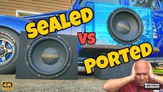 The Great Subwoofer Debate: Ported vs Sealed - Which Sounds Better? KICKER Comp Gold