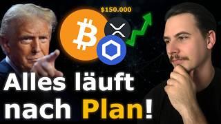 Trump will $150.000 pro Bitcoin an DIESEM Tag! XRP, LINK & Krypto News