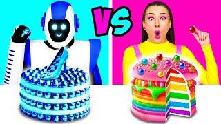 Cake Decorating Challenge with Robot by BaRaDa Challenge