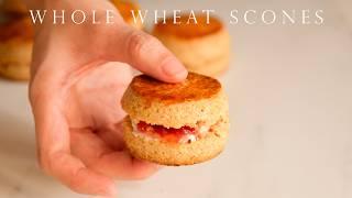 How to Bake the Perfect Whole Wheat Scones ┃Low Oil and Low Sugar Scones with Perfect Rise