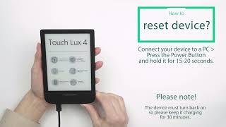 How to reset PocketBook? | PocketBook Official Channel |