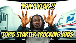 Make $90k in 2024 as a trucker: Top 5 companies to start with