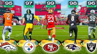 I Used The BEST Player On EVERY Team In Madden 25!