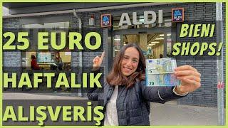 25 Euro ile Haftalık Market Alışverişi  - Almanya Market Fiyatları #BieniShops!