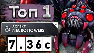 Топ 1 ранг на Бруде с 80% винрейта! - Nightfall Broodmother 7.36 DOTA 2