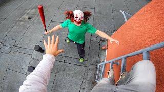 Horror Clowns VS Parkour POV | Halloween Chase IV